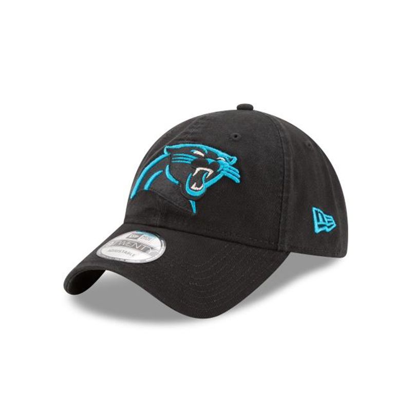 NFL Carolina Panthers Core Classic 9Twenty Adjustable (SXO9310) - Black New Era Caps